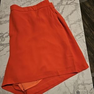 Neon Flat Front Shorts